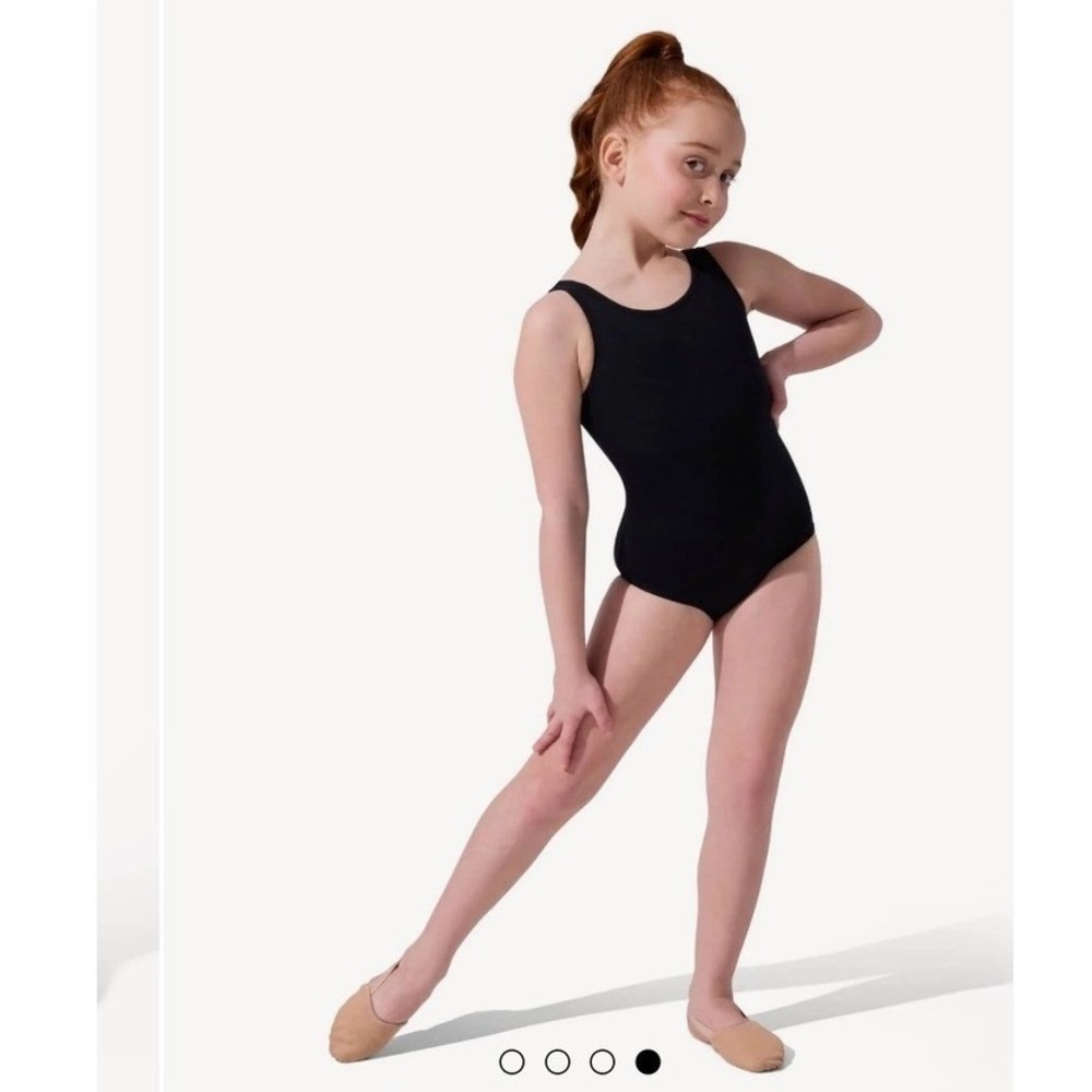NWOT Capezio Team Basics Tank Leotard - Girls size Large
